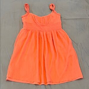 Catherine Malandrino Coral Silk Dress